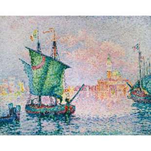 Schilderij Venedig, die rosa Wolke foto 1