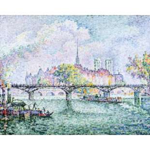 Schilderij Paris Blick zur Ile de la Cite foto 1