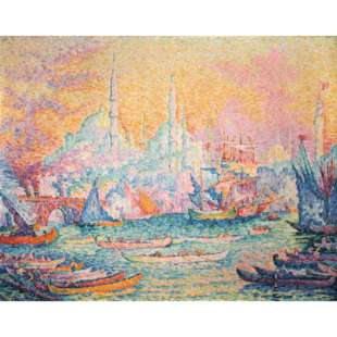 Istanbul - Reproductie-olieverfschilderij foto 1