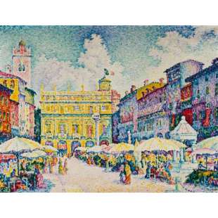 Schilderij Piazza d