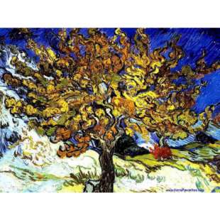 Schilderij Moerbeiboom foto 1