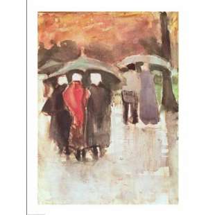 Schilderij In the Rain foto 1