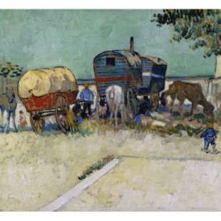 Schilderij Gypsy Camp foto 1