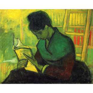 Schilderij The Novel Reader foto 1