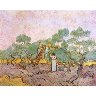 Schilderij The Olive Pickers foto 1