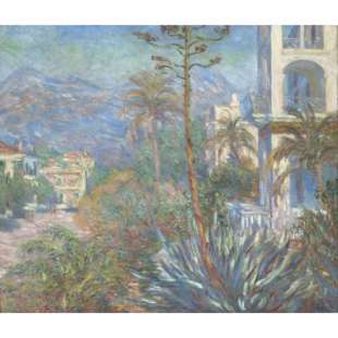 Schilderij Villa`s In Bordighera foto 1