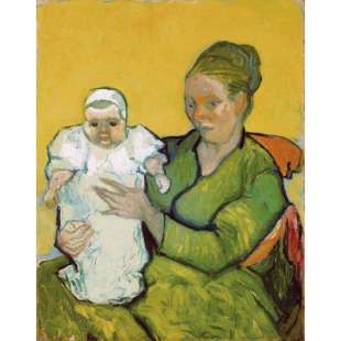 Schilderij Madame Roulin and Her Baby foto 1