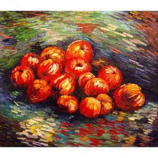 Schilderij Mand met Appels foto 1