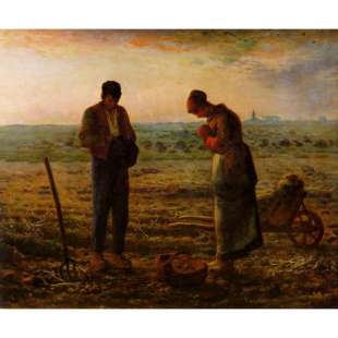 Schilderij The Evening Prayer foto 1