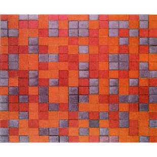 Schilderij mondriaan composite dambord foto 1