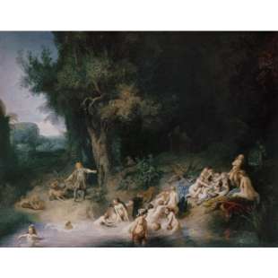 Schilderij Diana im Bade mit Aktaeon und Kallisto foto 1