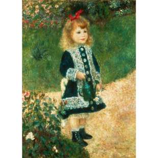 Schilderij Mädchen mit Gießkanne foto 1