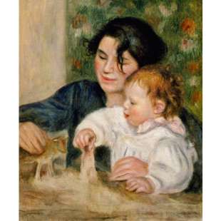 Schilderij Gabrielle und Jean foto 1