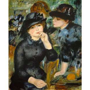 Schilderij Girls in Black foto 1