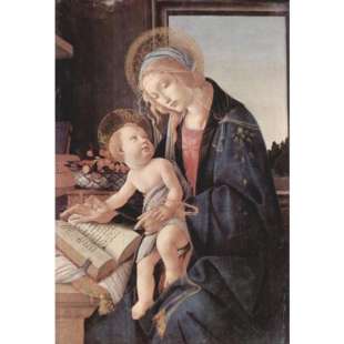 Schilderijen Madonna of the Book foto 1