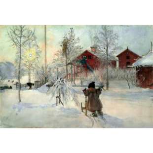 Schilderij The FarmHouse and WashHouse foto 1