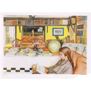 Schilderij The Reading Room foto 1