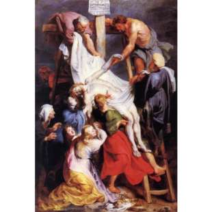 Schilderij Descent From The Cross foto 1