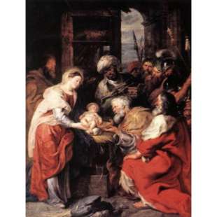 Schilderij Adoration of the Magi foto 1