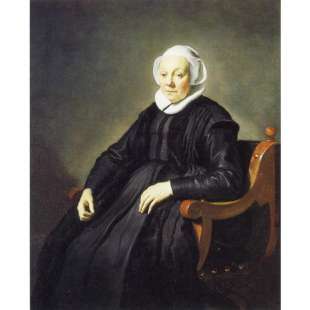 Schilderij Portrait of an elder woman, possibly Anna Roefs of Rousch foto 1