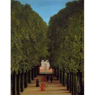 Schilderij The Avenue In The Park At Saint Cloud foto 1