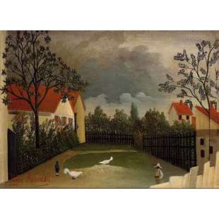 Schilderij The Poultry Yard foto 1