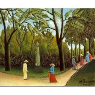 Schilderij Luxembourg Garden foto 1