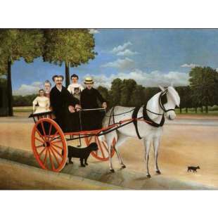 Schilderij Old Juniors Cart foto 1