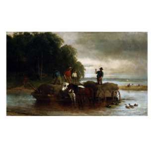 Schilderij Gathering Sedge, Shrewsbury River, New Jersey foto 1