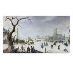 Schilderij Winter Pleasure foto 1