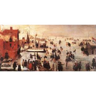 Schilderij Ice Landscape foto 1