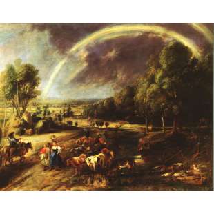 Landscape with a Rainbow foto 1