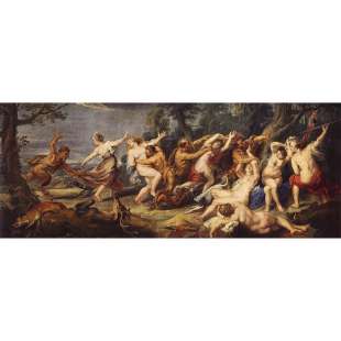 Diana and her Nymphs Surprised by the Fauns foto 1