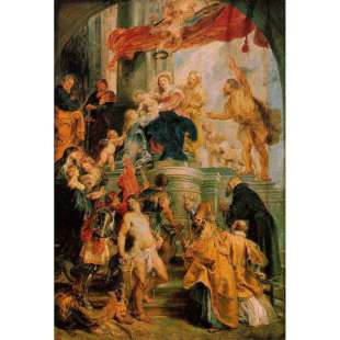 Virgin and Child Enthroned with Saints foto 1