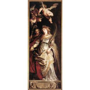 Raising of the Cross: Sts Eligius and Catherine foto 1