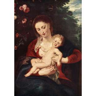 Virgin and Child van Rubens foto 1